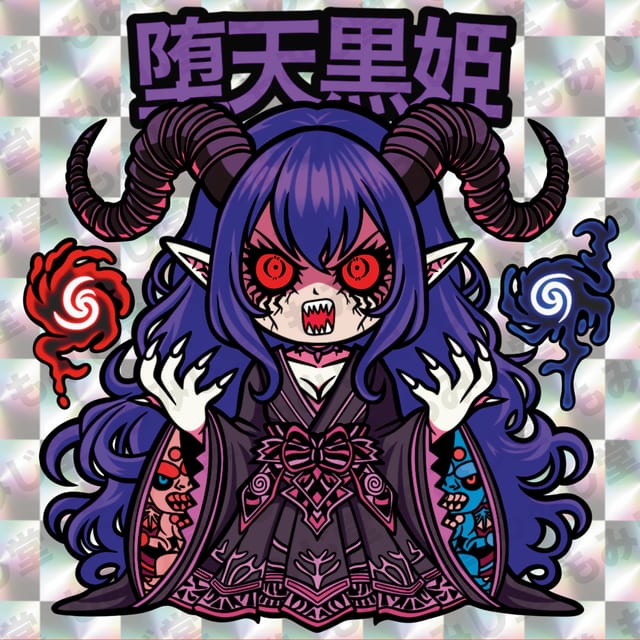 堕天黒姫 表面
